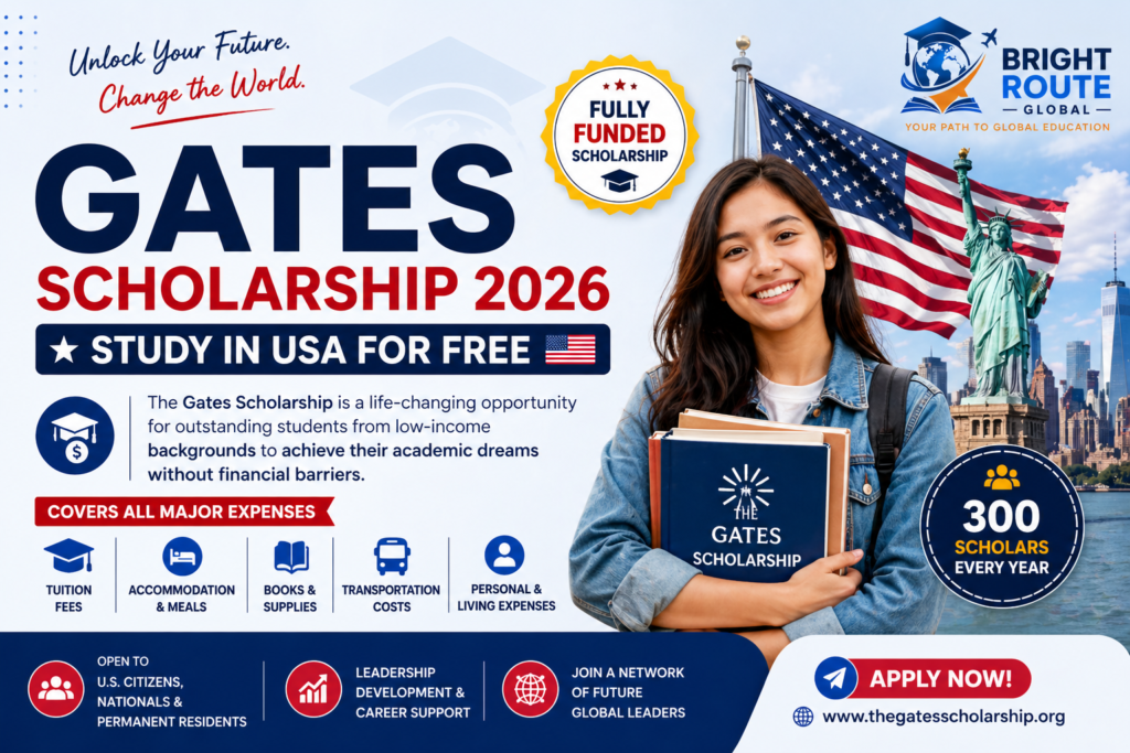 gates scholarship 2026, fully funded scholarship usa, undergraduate scholarships usa, bill gates scholarship, study in usa free, scholarships for us students 2026, gates scholarship requirements