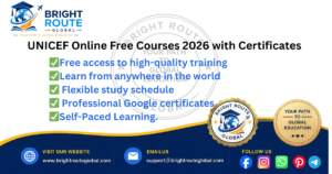 UNICEF online free courses 2026 with certificates for international learners