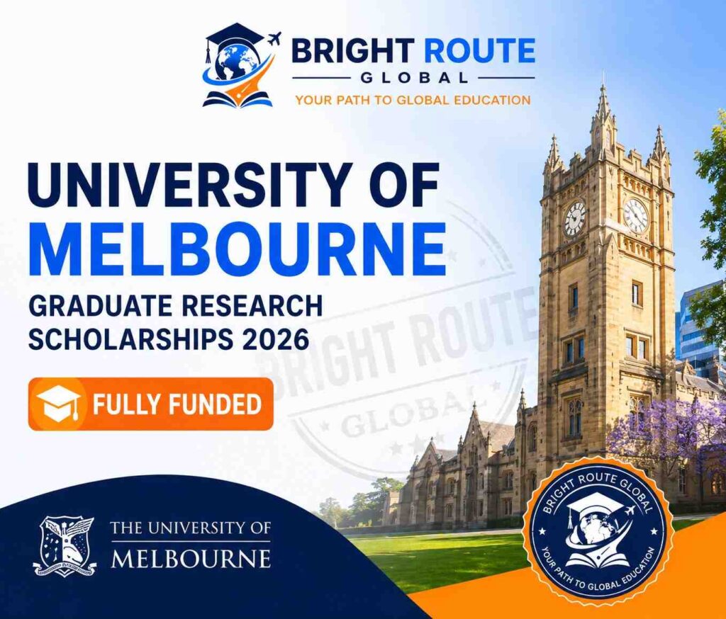 University of Melbourne Graduate Research Scholarships 2026 in Australia