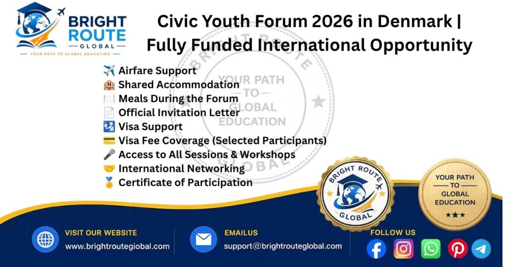 Civic Youth Forum 2026 Denmark Fully Funded