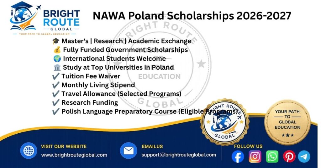 National Agency for Academic Poland Scholarships 2026-2027 NAWA Poland Scholarships 2026 for International Students