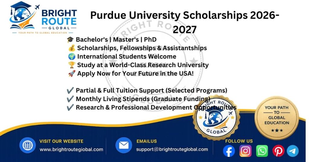 Purdue University Scholarships 2026 USA Purdue University Scholarships 2026 for International Students