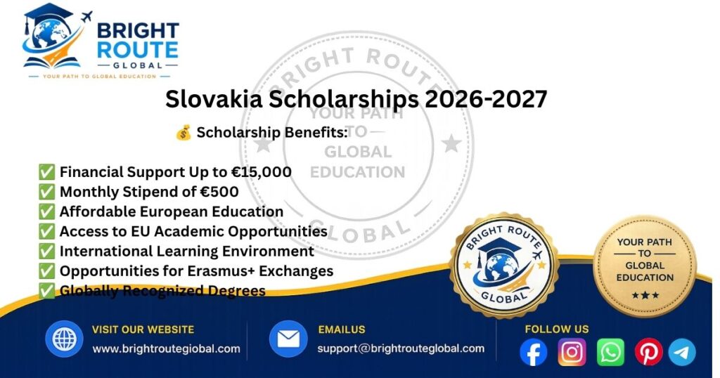 Slovakia Scholarships 2026-2027 for International Students Slovakia Scholarships 2026 for International Students