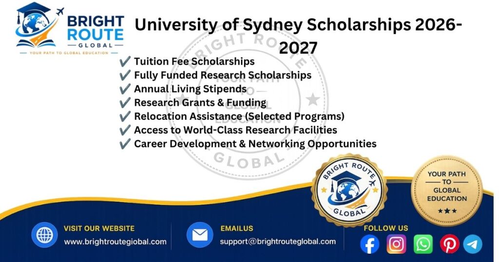 University of Sydney Scholarships 2026 Australia