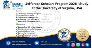 Jefferson Scholars Program 2026 at the University of Virginia