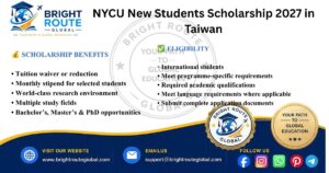 nycu new students scholarship 2027 website
