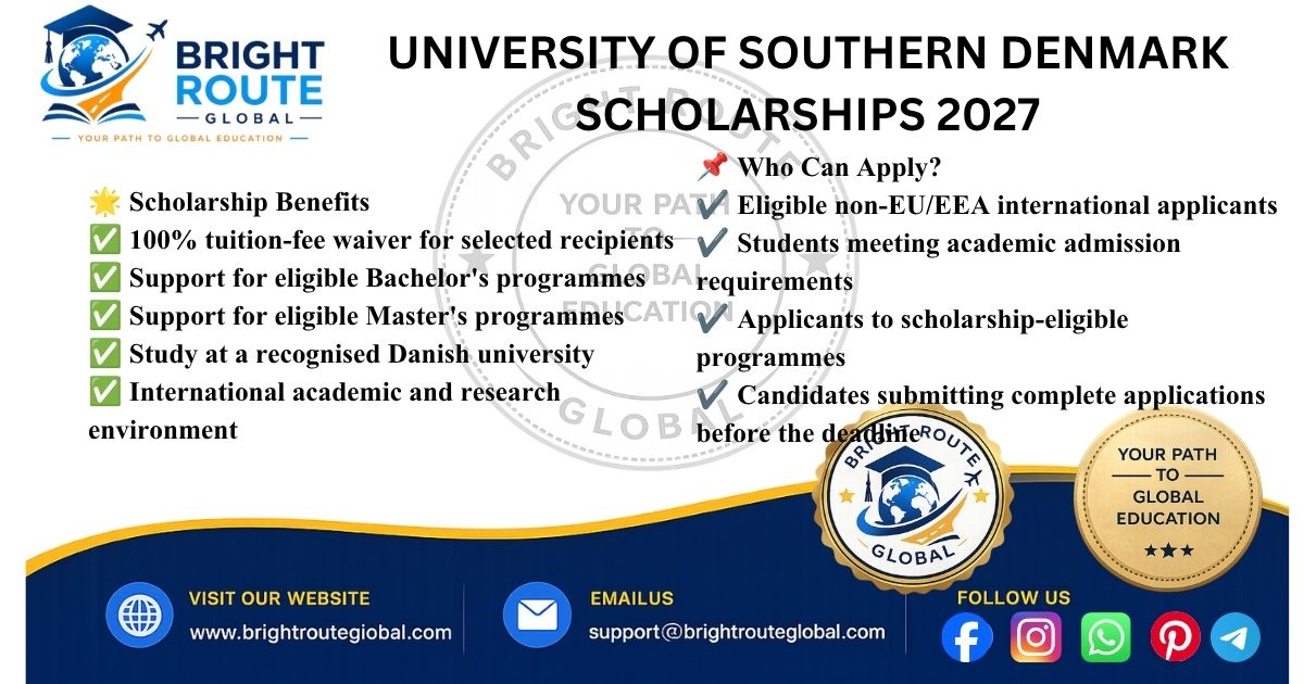 University of Southern Denmark Scholarships : How to Apply